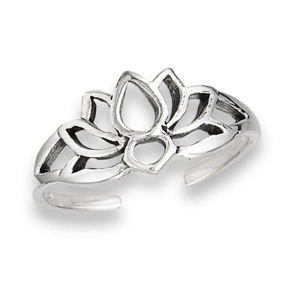 Artisan Jewelry - NWT- Sterling Silver (925) Lotus Toe Ring